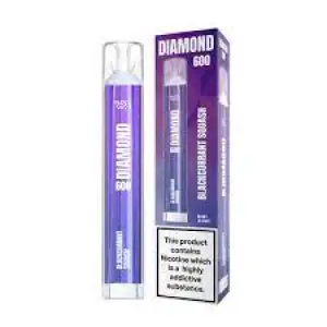 Vapes Bar Diamond Disposable Pen- Blackcurrant Squash - 20mg 